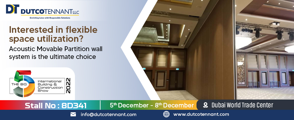 movable acoustic partition wall